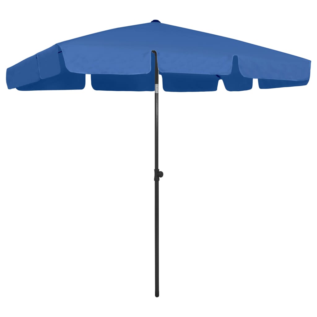 Beach umbrella sand yellow 180x120 cm
