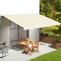 Replacement fabric for yellow and white awning 4.5x3.5 m