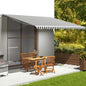 Replacement fabric for yellow and white awning 4.5x3.5 m