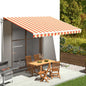 Replacement fabric for yellow and white awning 4.5x3.5 m