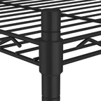 Estantería de almacenaje de 3 niveles negro 60x35x76 cm 150 kg
