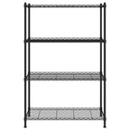 Estante de almacenamiento 4 niveles negro 90x35x137 cm 200 kg
