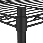 Estante de almacenamiento 4 niveles negro 90x35x137 cm 200 kg