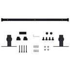 122 cm carbon steel mini sliding closet door kit