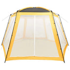 Carpa para piscina de tela amarilla 500x433x250 cm