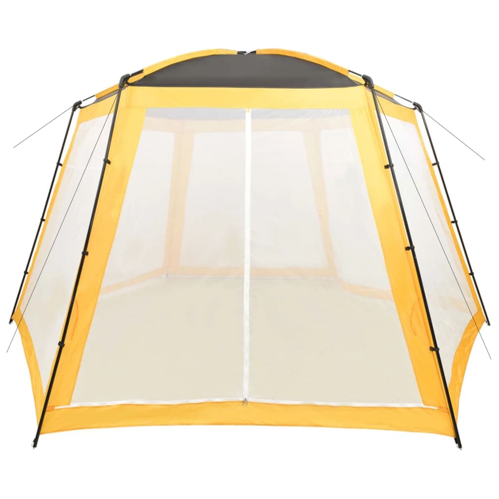 Carpa para piscina de tela amarilla 500x433x250 cm