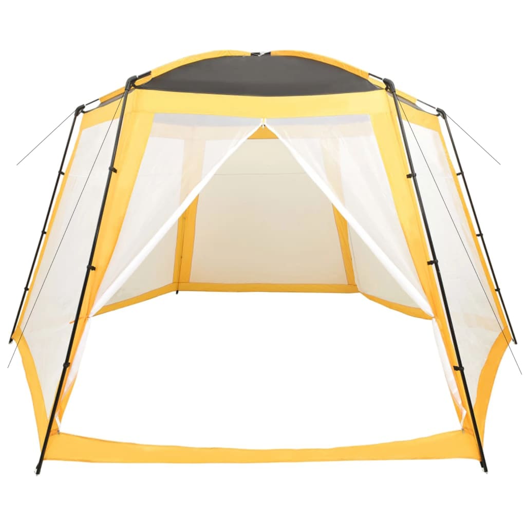 Carpa para piscina de tela amarilla 500x433x250 cm