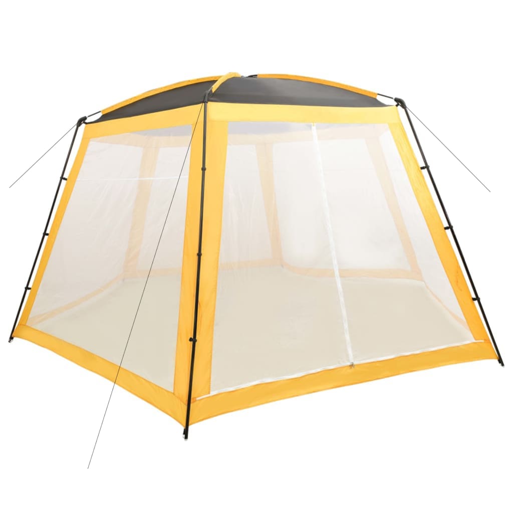 Tenda para piscina de tecido amarelo 500x433x250 cm
