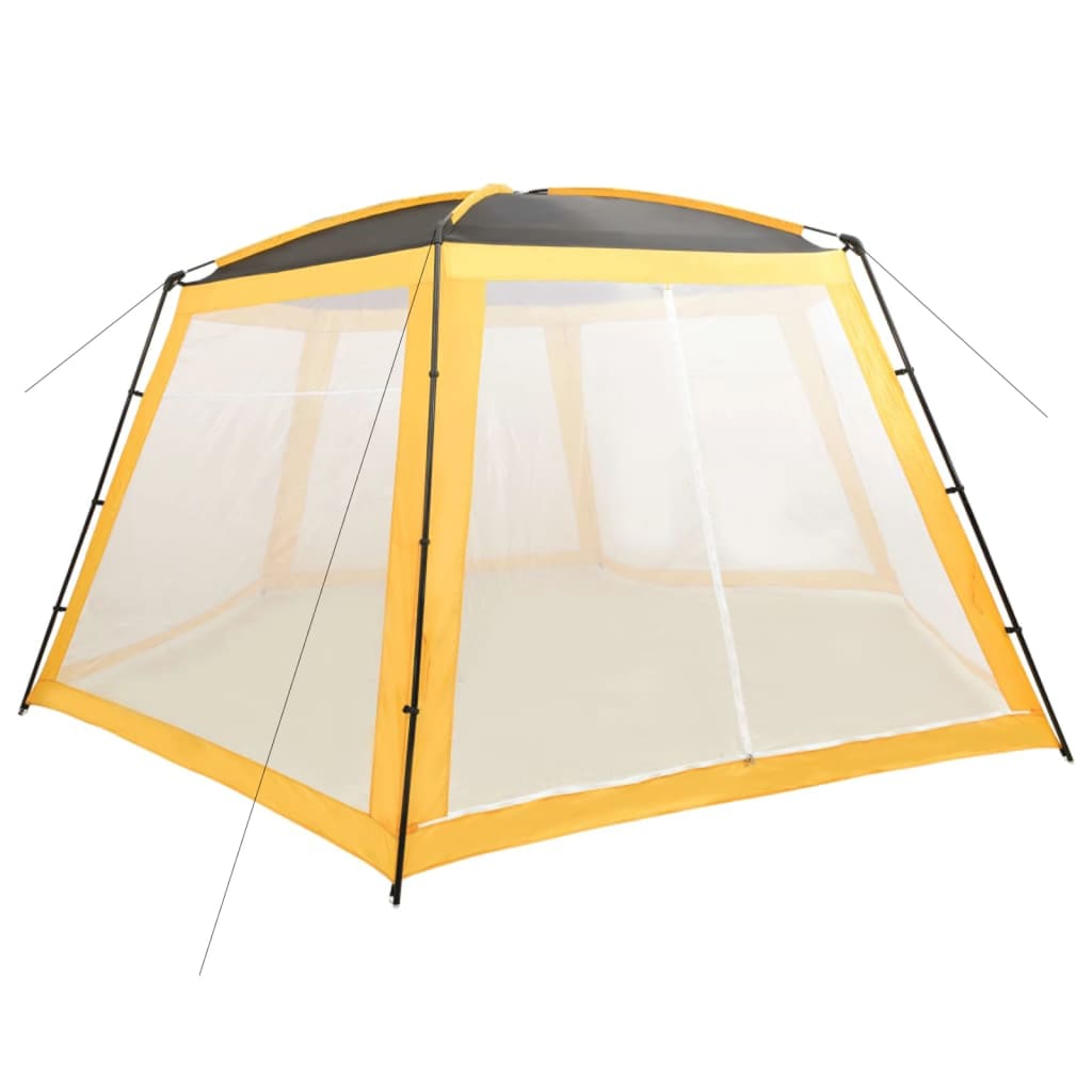 Tenda para piscina de tecido amarelo 500x433x250 cm
