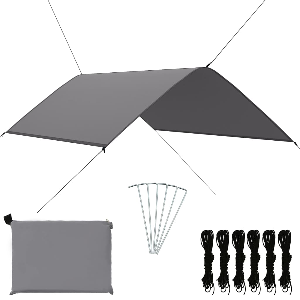 Toldo de jardín amarillo 3x2 m