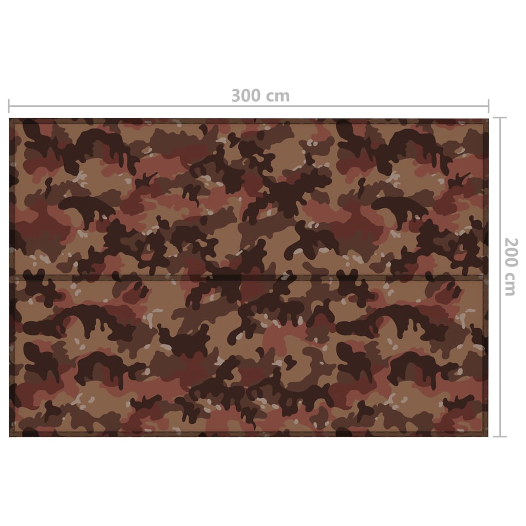 Lona de exterior camuflaje 3x2 m
