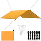 Yellow garden awning 3x2 m