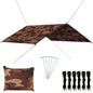 Lona de exterior camuflaje 3x2 m