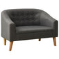 Sofá infantil tela gris