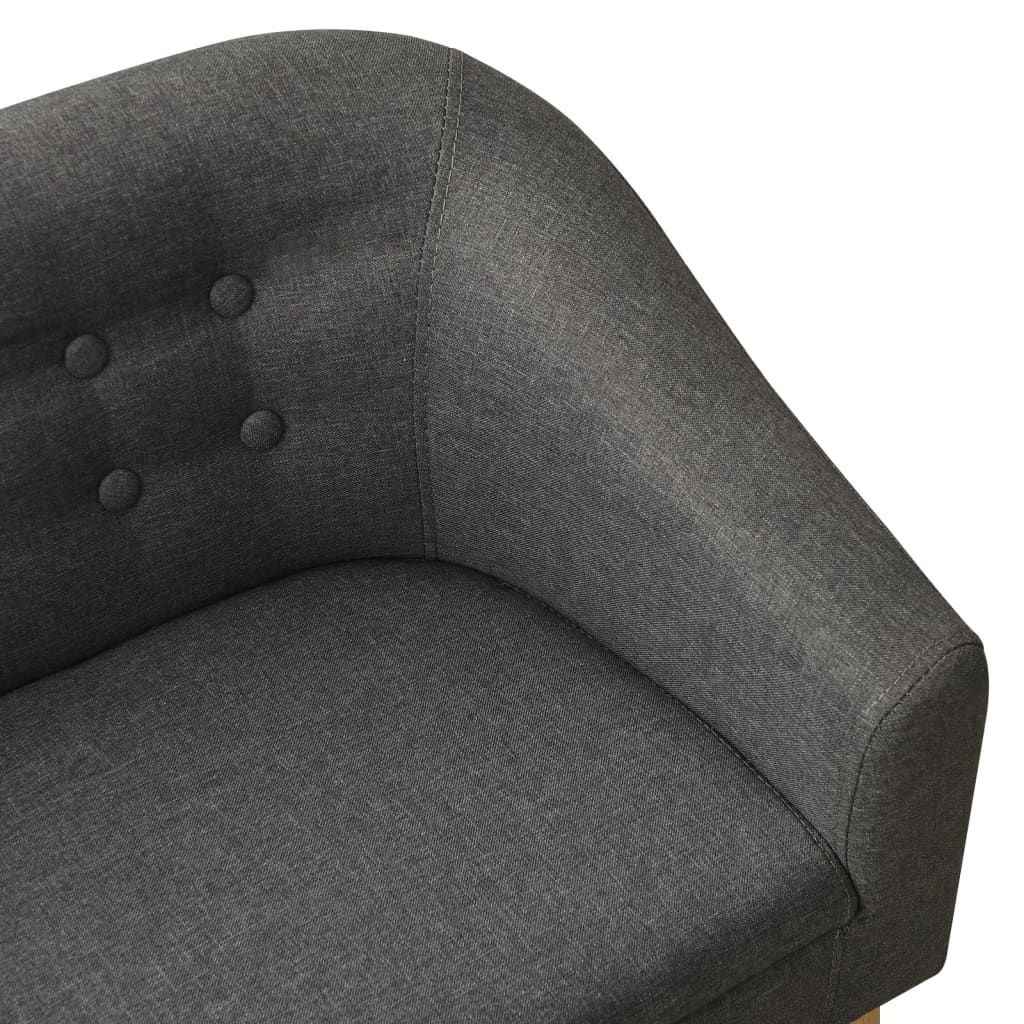Sofá infantil tela gris