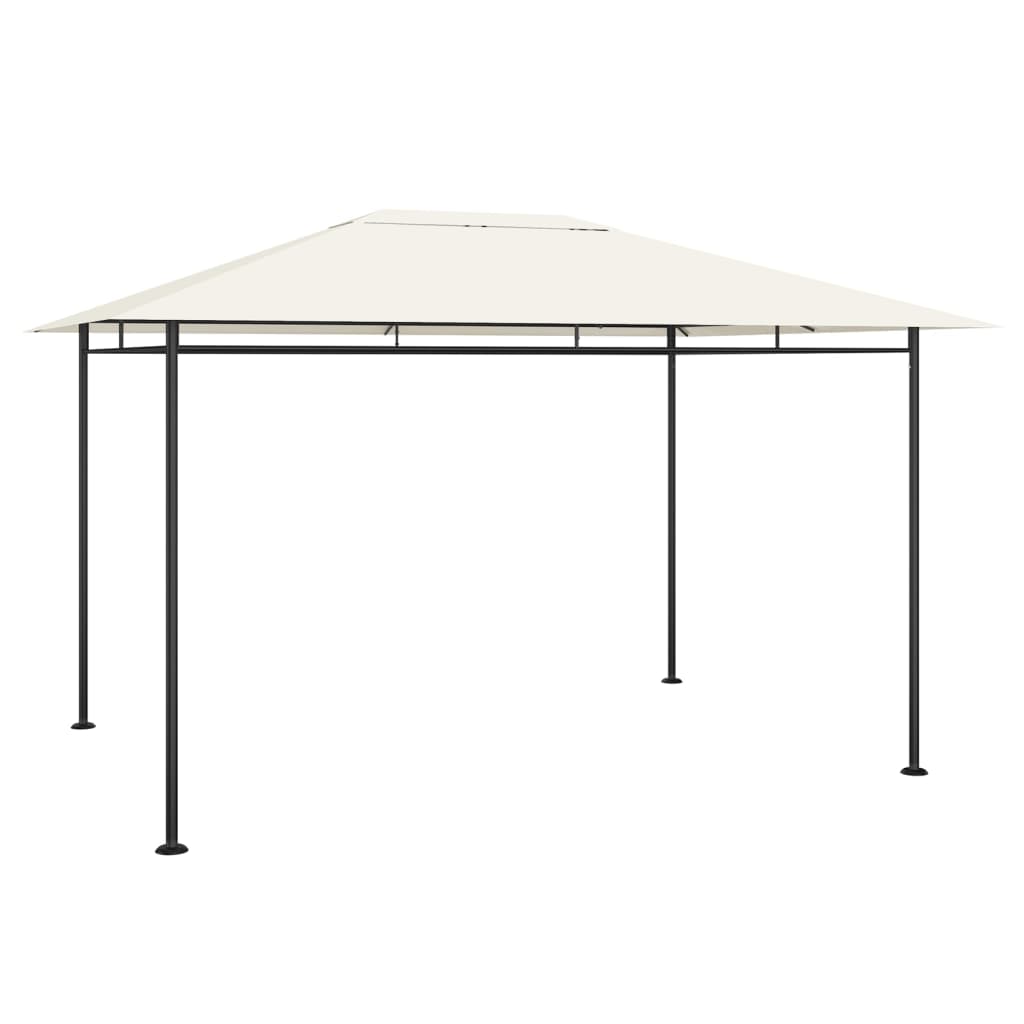 Cenador color crema 384x281x270 cm 180 g/m²