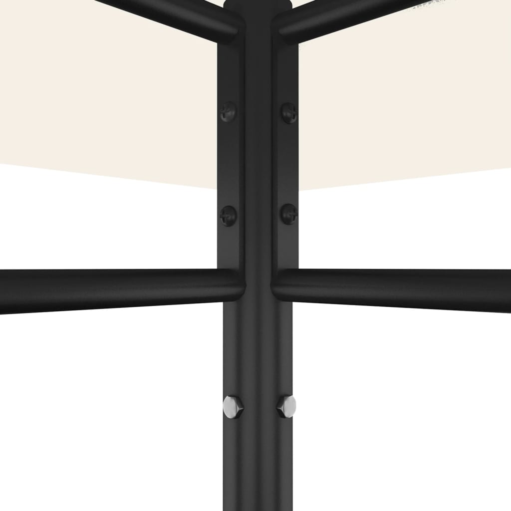 Cenador color crema 384x281x270 cm 180 g/m²