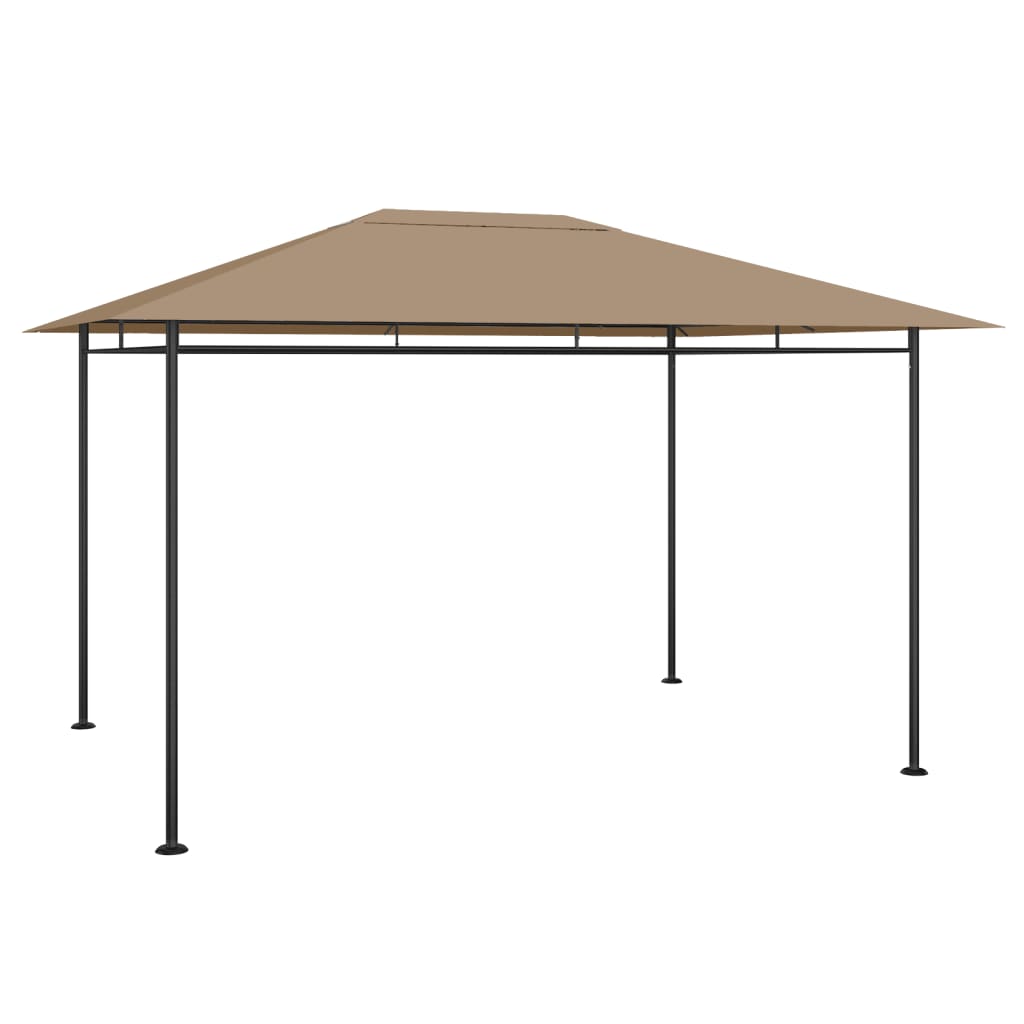 Toldo de cor creme 384x281x270 cm 180 g/m²