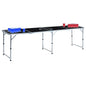 Mesa de beer pong plegable con tazas y bolas de 240 cm