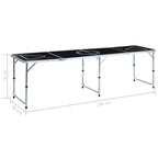 Mesa de beer pong plegable con tazas y bolas de 240 cm