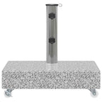 Base de sombrilla granito gris claro 45x25x8,3 cm