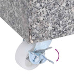 Base de sombrilla granito gris claro 45x25x8,3 cm