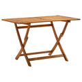 Mesa plegable de jardín madera maciza de acacia 120x70x75 cm