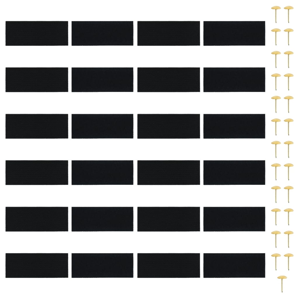 Mosquiteras para puerta bloque magnético 2 uds negro 200x80 cm