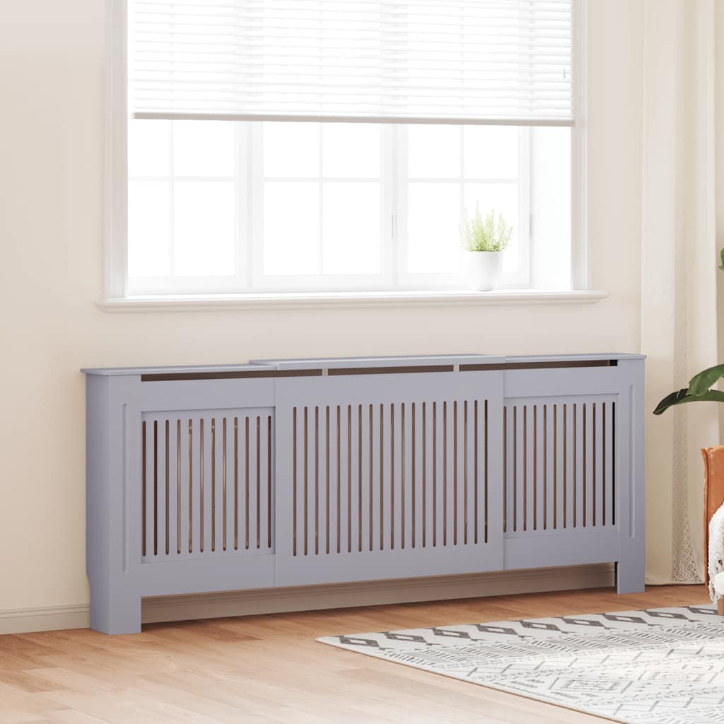 205cm Engineered Wood Radiator Cover