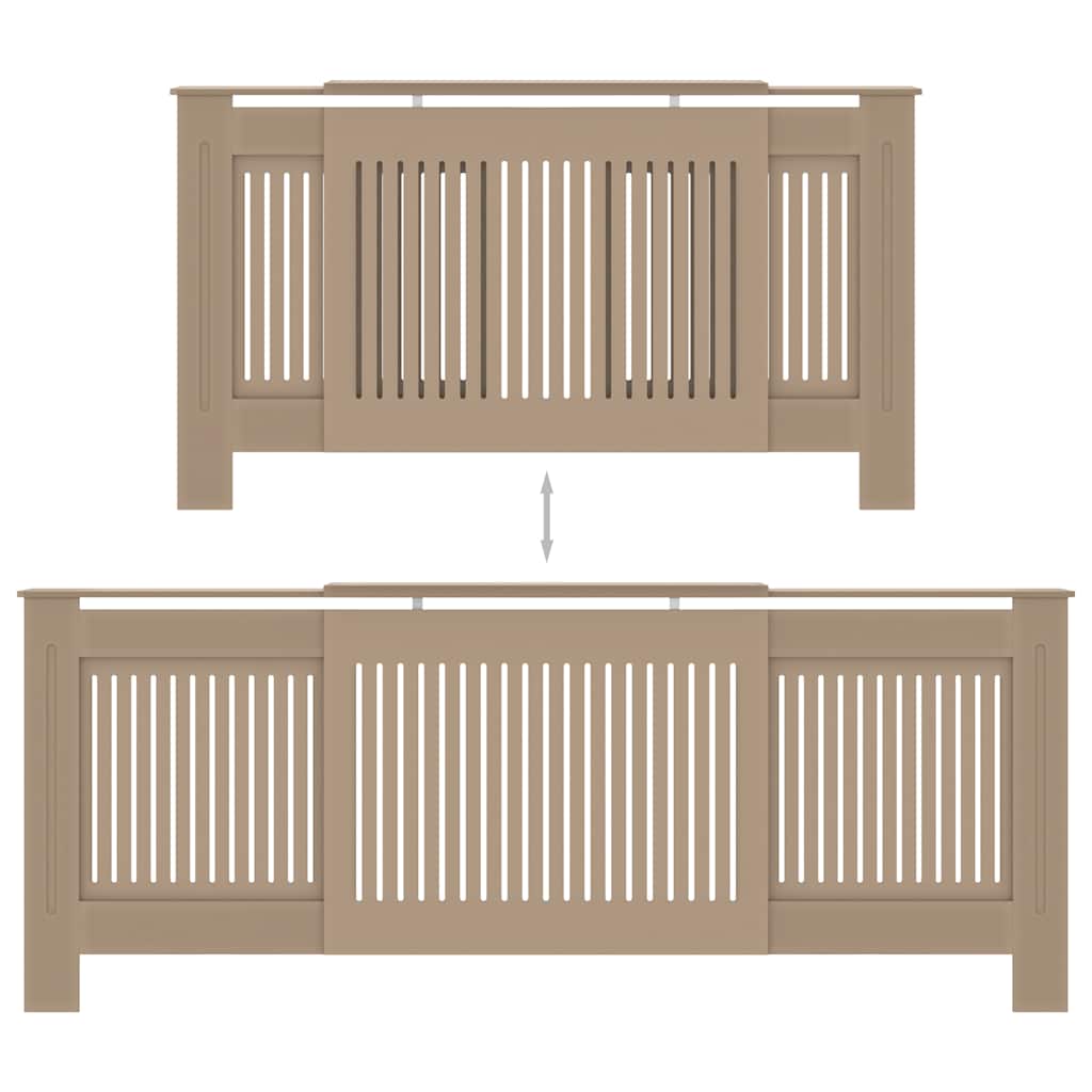 Cubierta para radiador madera de ingeniería 205 cm