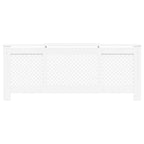 Cubierta para radiador MDF blanco 205 cm