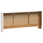 Cubierta para radiador MDF blanco 205 cm