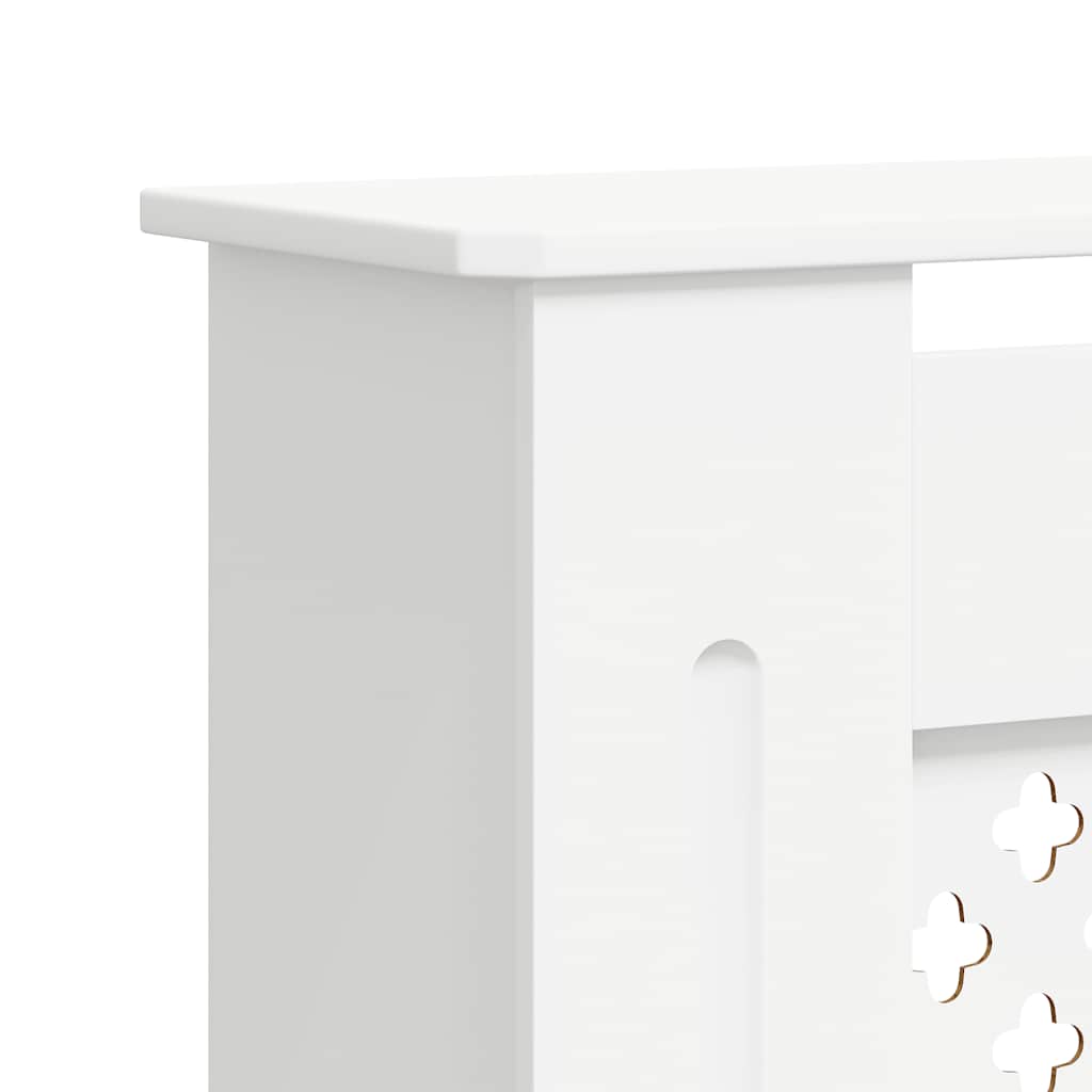 Cubierta para radiador MDF blanco 205 cm