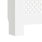 Cubierta para radiador MDF blanco 205 cm
