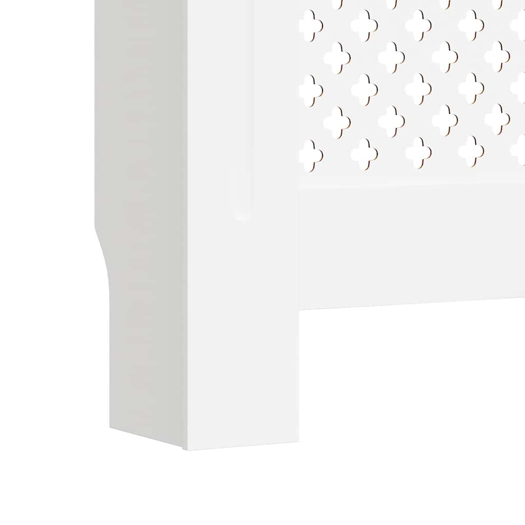 Cubierta para radiador MDF blanco 205 cm