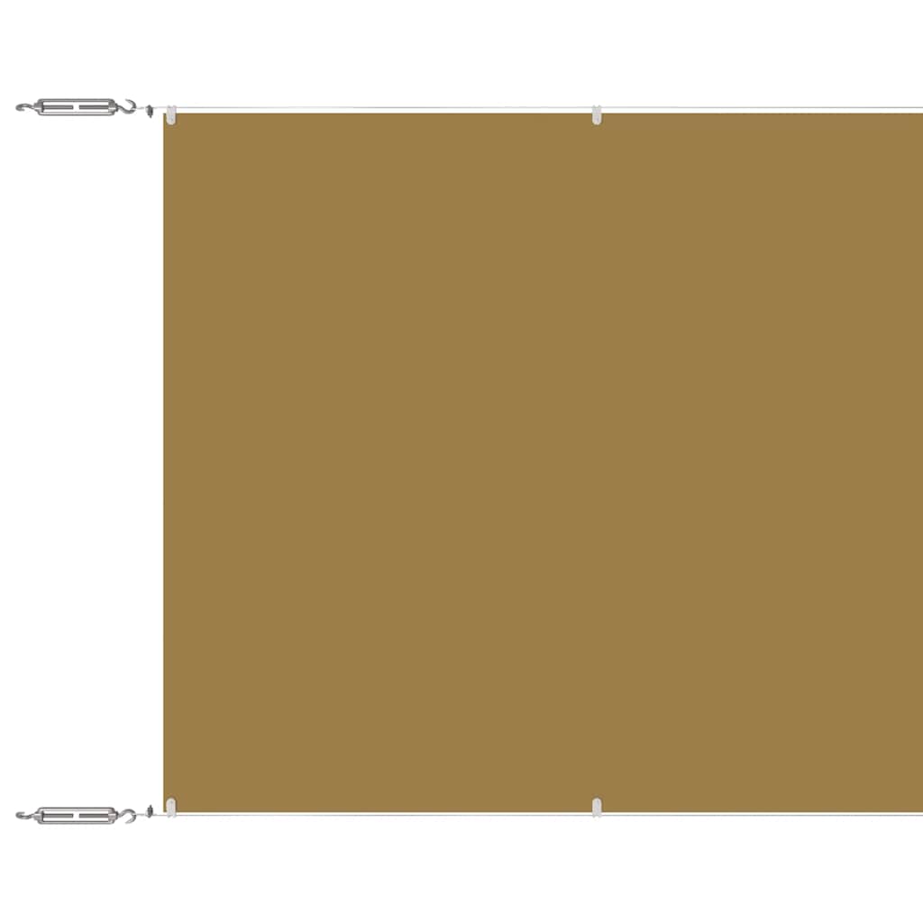 Toldo vertical beige 100x1000 cm tela oxford