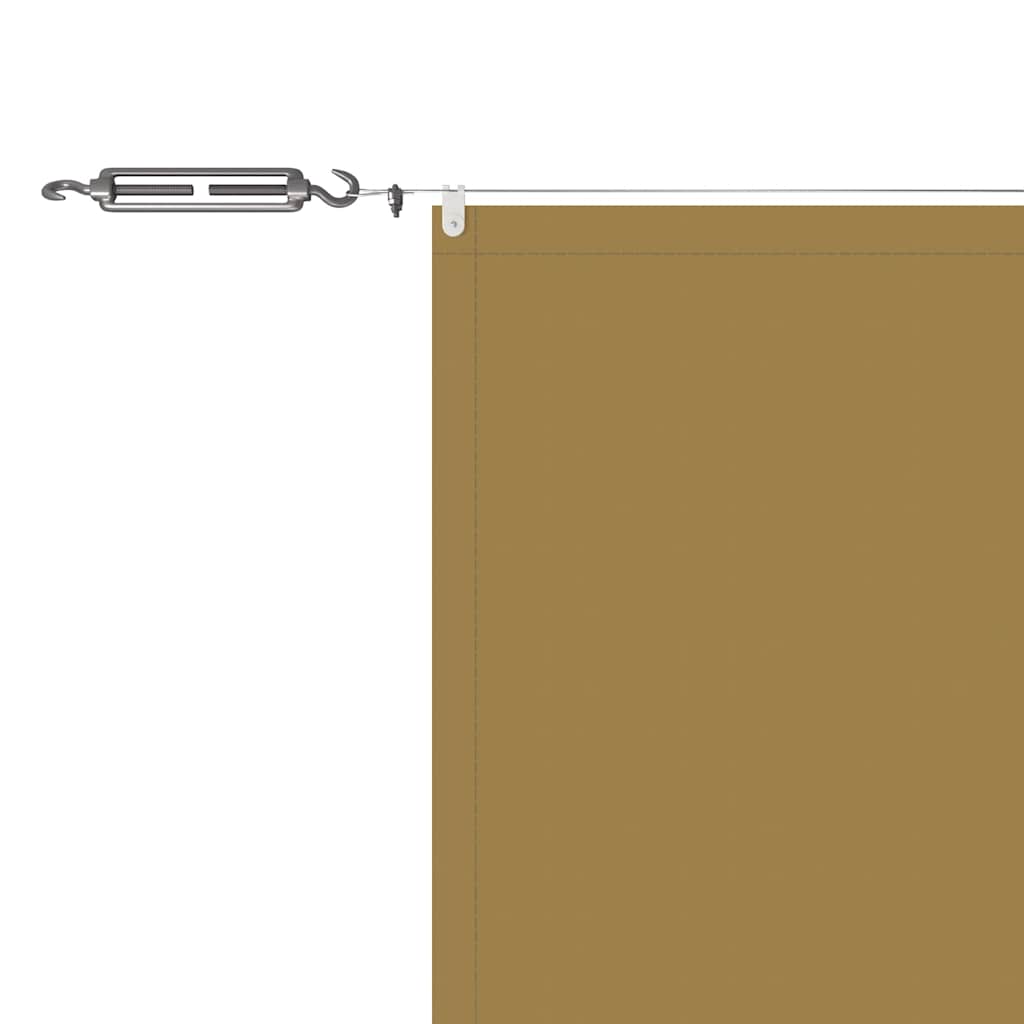 Toldo vertical beige 100x1000 cm tela oxford