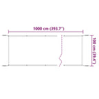 Toldo vertical beige 100x1000 cm tela oxford