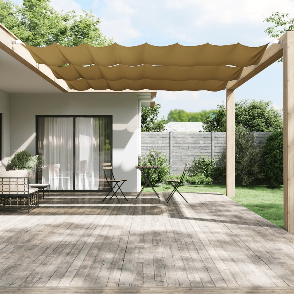 Toldo vertical beige 100x1000 cm tela oxford