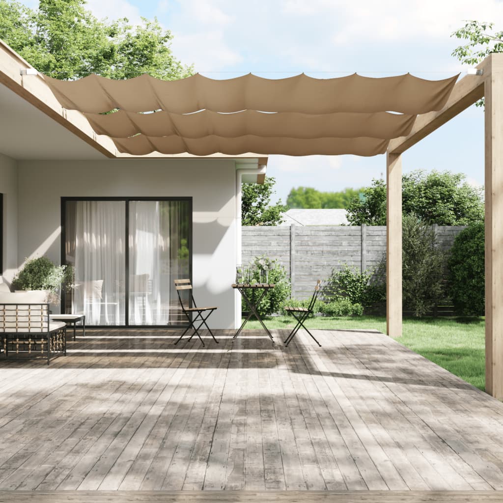 Toldo vertical beige 100x1000 cm tela oxford