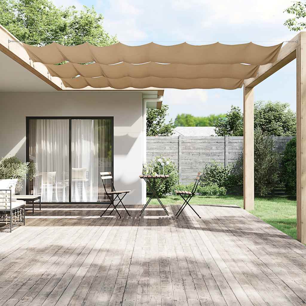 Toldo vertical beige 100x1000 cm tela oxford