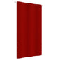 Toldo pantalla para balcón tela oxford marrón 140x240 cm