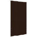 Toldo pantalla para balcón tela oxford marrón 140x240 cm