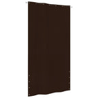 Toldo pantalla para balcón tela oxford marrón 140x240 cm