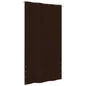 Toldo pantalla para balcón tela oxford marrón 140x240 cm