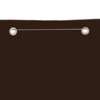 Toldo pantalla para balcón tela oxford marrón 140x240 cm