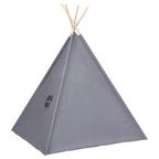 Tienda tipi niños y bolsa piel de melocotón gris 120x120x150cm