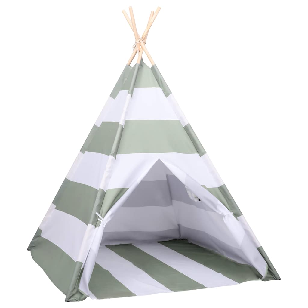 Tienda para niños Rayado Gris y blanco 120 x 120 x 150 cm
