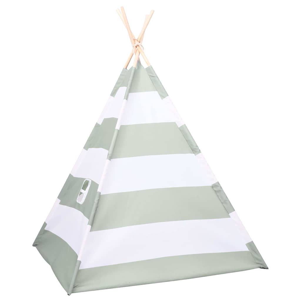 Tienda para niños Rayado Gris y blanco 120 x 120 x 150 cm
