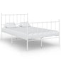 Estructura de cama sin colchón metal 140x200 cm